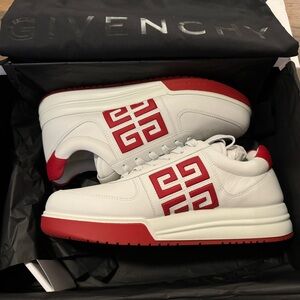 Givenchy G4 Sneakers in Red. BRAND NEW.  Size 41 (US Men’s 8, Women’s 9.5)